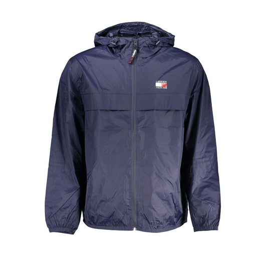 Tommy Hilfiger – Blaue Herrenjacke aus recyceltem Nylon