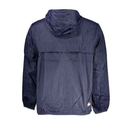 Tommy Hilfiger – Blaue Herrenjacke aus recyceltem Nylon