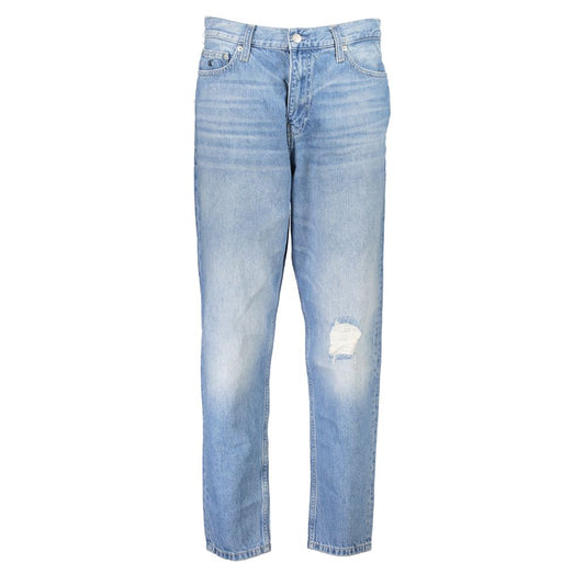 Calvin Klein Blaue Baumwolljeans für Damen