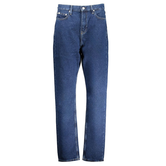 Calvin Klein Blaue Baumwolljeans für Damen