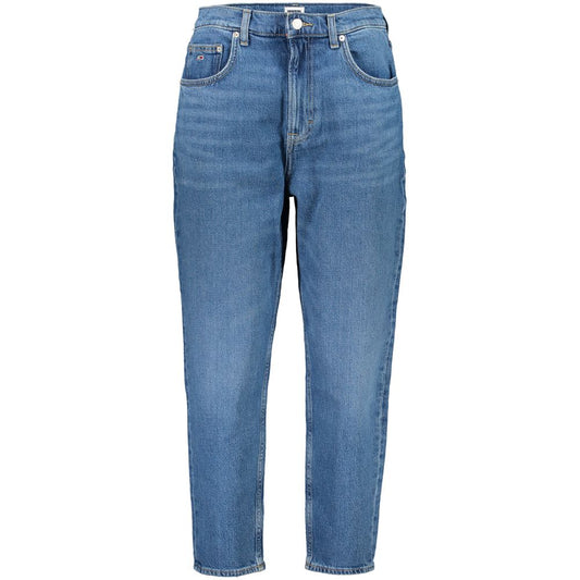 Tommy Hilfiger Damen-Jeans mit hoher Taille, blau