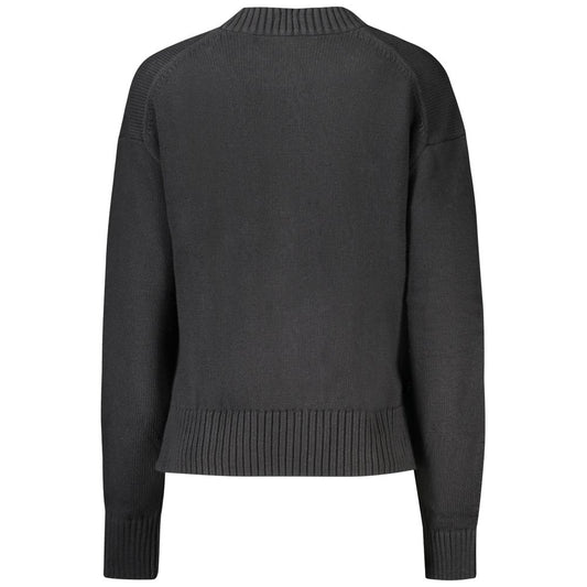 Calvin Klein Damenpullover aus schwarzer Baumwolle