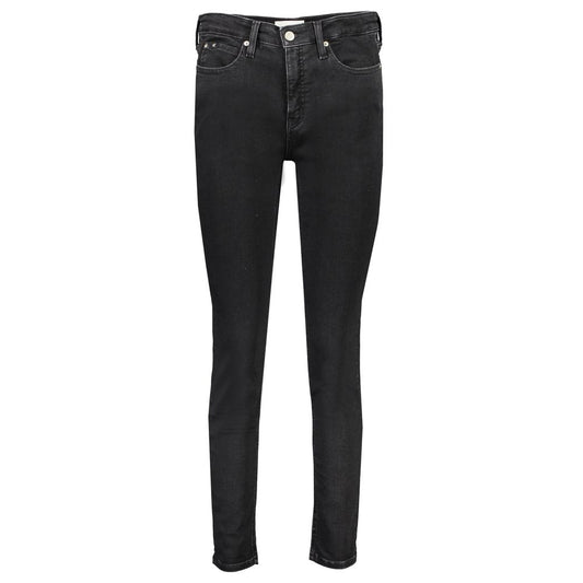 Calvin Klein – Schwarze Skinny-Jeans aus Baumwolle für Damen