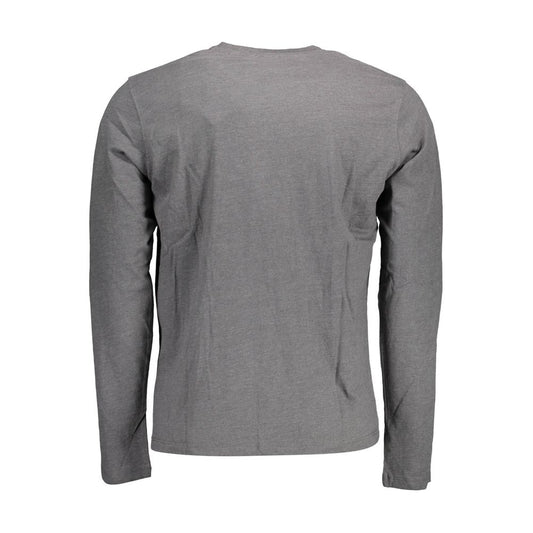 US POLO ASSN. Braunes Herren-T-Shirt aus Baumwolle