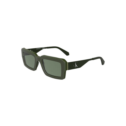 Calvin Klein – Grüne Acetat-Sonnenbrille für Damen