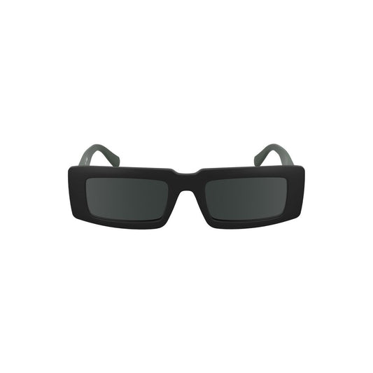 Calvin Klein Herren-Sonnenbrille aus Bio-Stoff in Schwarz