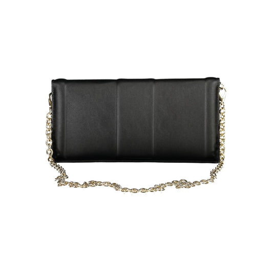 Mario Valentino Schwarze Polyethylen-Damenhandtasche