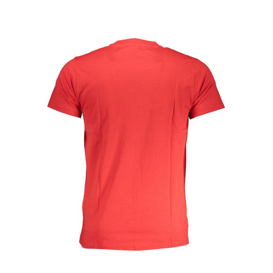 Rotes Baumwoll-T-Shirt der Cavalli-Klasse