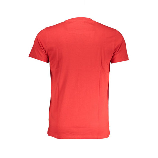 Rotes Baumwoll-T-Shirt der Cavalli-Klasse