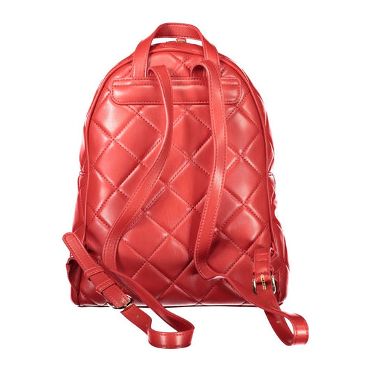 Mario Valentino Roter Polyethylen-Rucksack für Damen