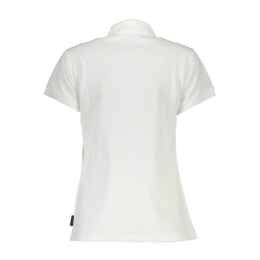 North Sails White Cotton Women Polo