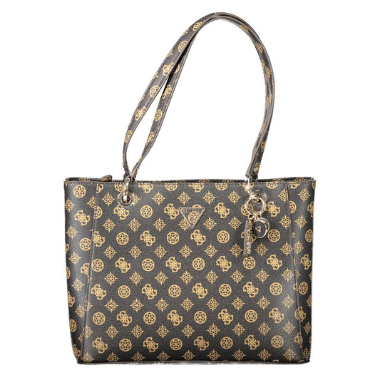 Guess Jeans Braune Polyethylen Damen Handtasche