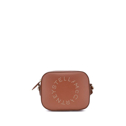 Stella McCartney Braune Schultertasche aus sonstigen Fasern