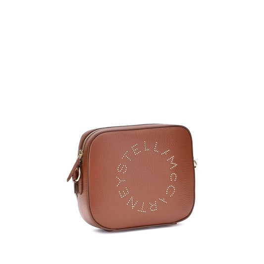 Stella McCartney Braune Schultertasche aus sonstigen Fasern