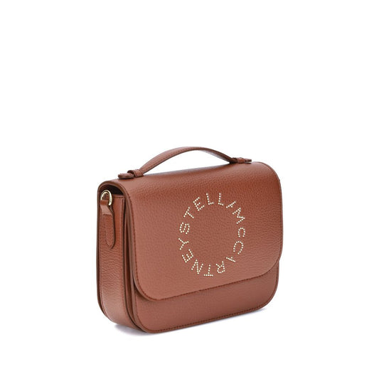 Stella McCartney Braune Schultertasche aus sonstigen Fasern