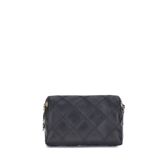 Tory Burch Schultertasche aus schwarzem Kalbsleder, Modell Bos Taurus