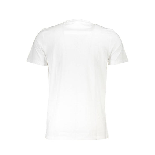 Cavalli Class Weißes Herren-T-Shirt aus Baumwolle