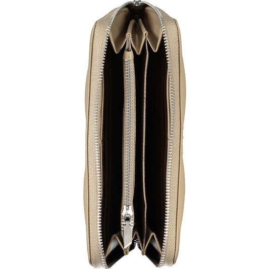 Calvin Klein Beige Polyester Women Wallet