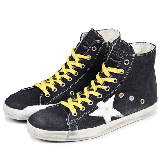 Golden Goose – Schwarzer Canvas-Sneaker