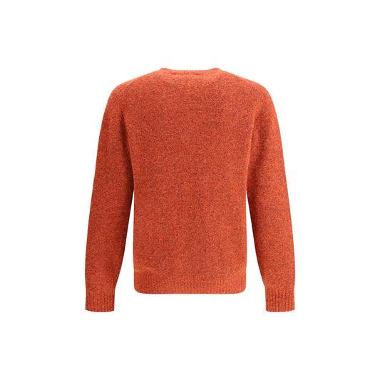 Brunello Cucinelli Orangefarbenes Alpaka-Vicugna-Pacos-Sweatshirt