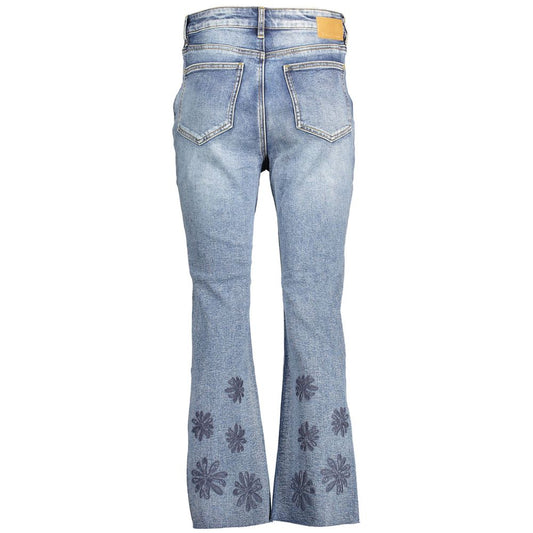 Desigual Blaue Baumwolljeans für Damen