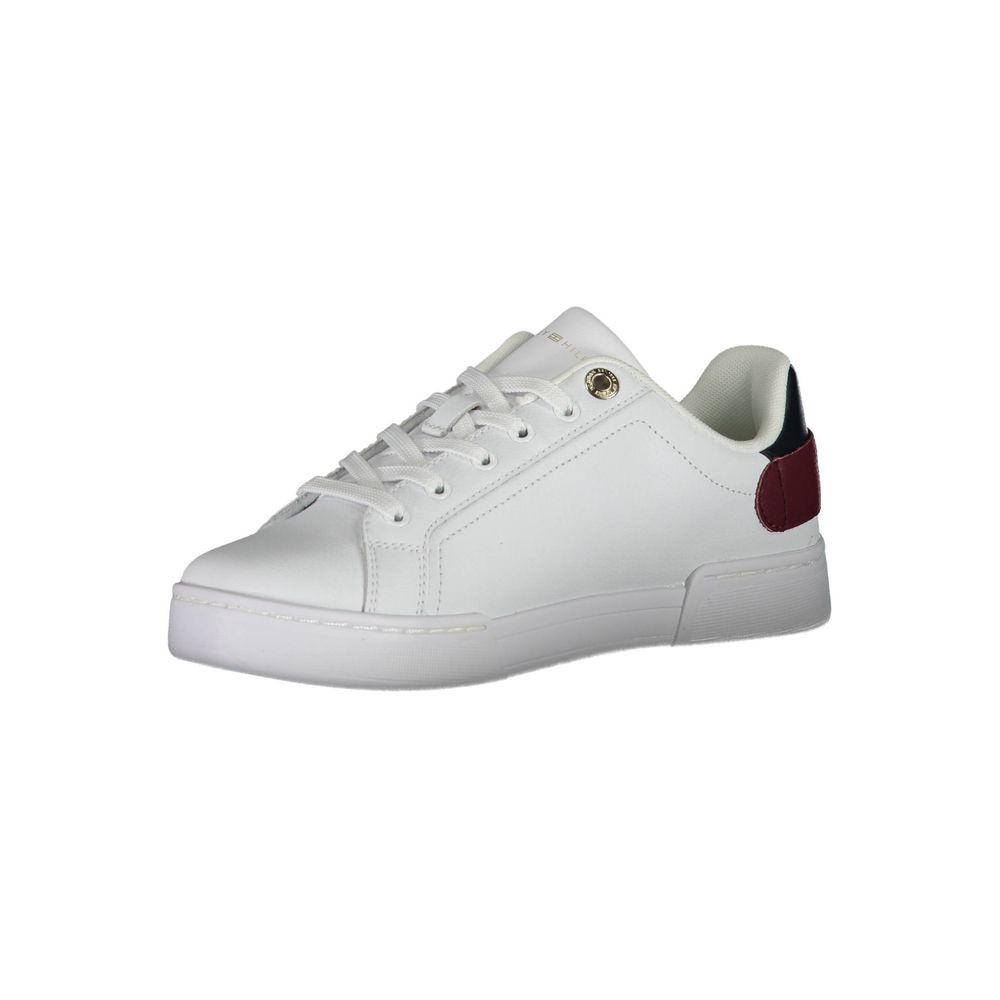 Tommy Hilfiger – Weiße Polyethylen-Sneaker für Damen