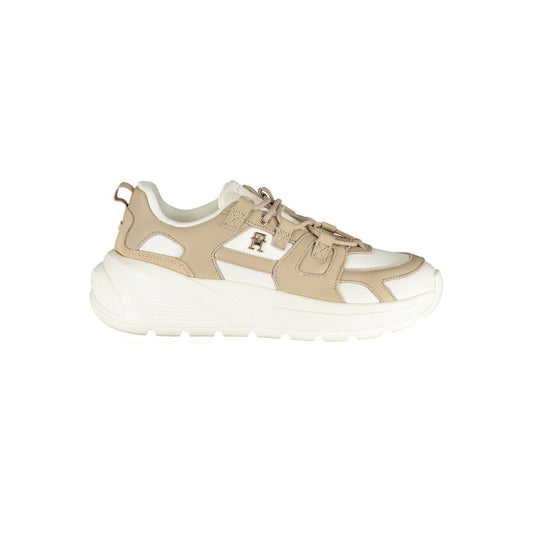 Tommy Hilfiger – Weiße Polyethylen-Sneaker für Damen