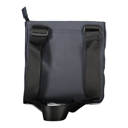 Tommy Hilfiger Navy Polyurethane Men's Shoulder Bag