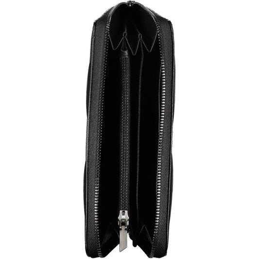 Calvin Klein – Elegante schwarze RFID-blockierende Geldbörse mit Logo