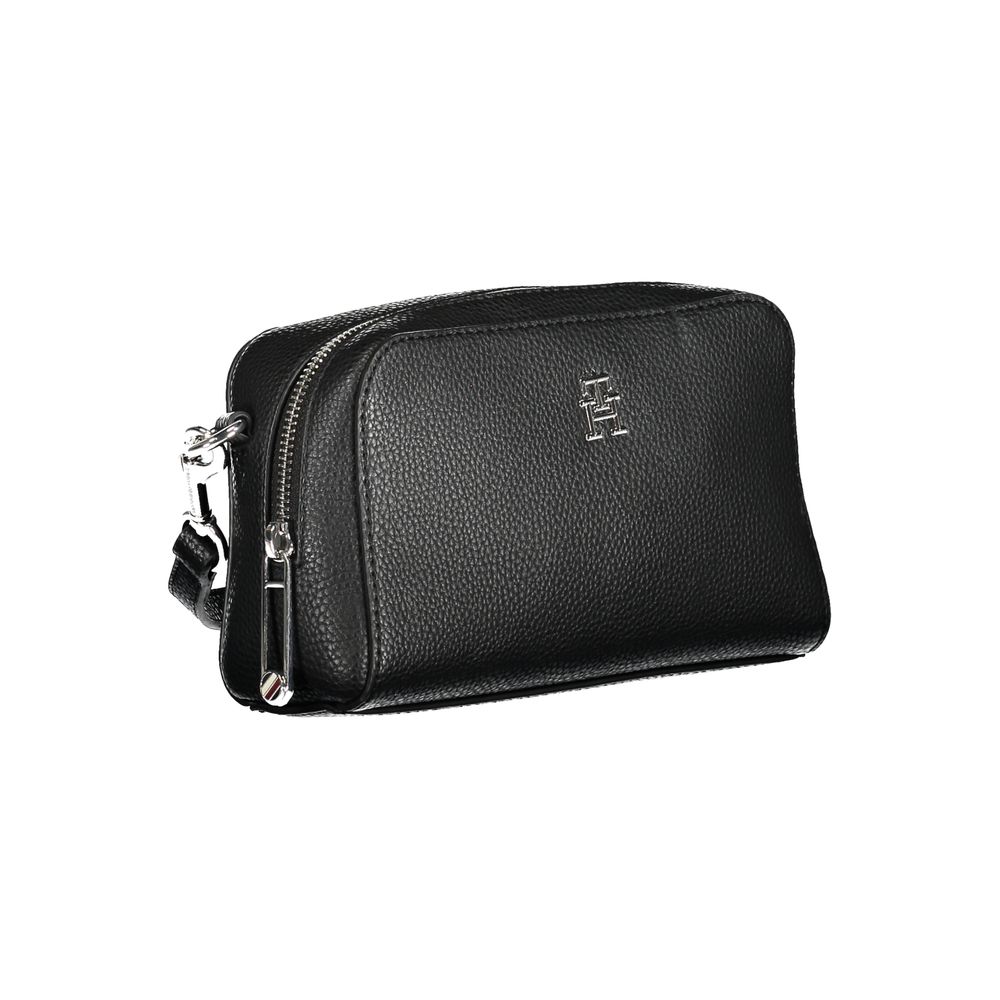 Tommy Hilfiger – Schwarze Polyethylen-Handtasche