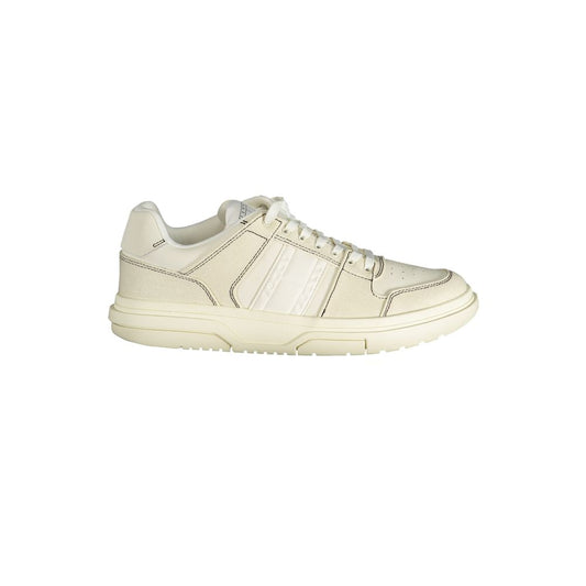 Tommy Hilfiger – Weiße Polyester-Sneaker