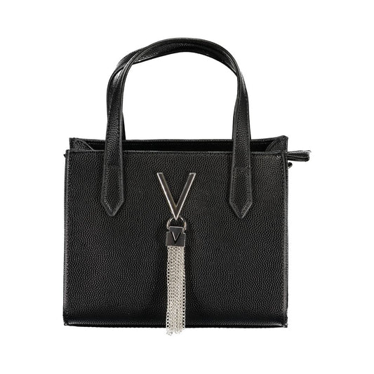 Mario Valentino Schwarze Polyethylen-Damenhandtasche