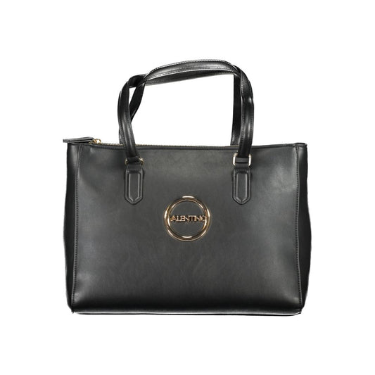 Mario Valentino Schwarze Polyethylen-Damenhandtasche