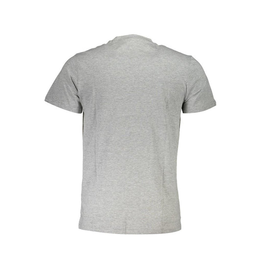 Cavalli Class Braunes Herren-T-Shirt aus Baumwolle