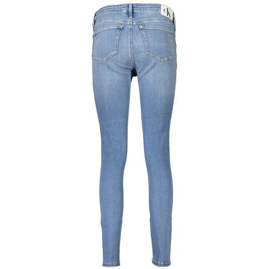 Calvin Klein Blaue Baumwolljeans für Damen