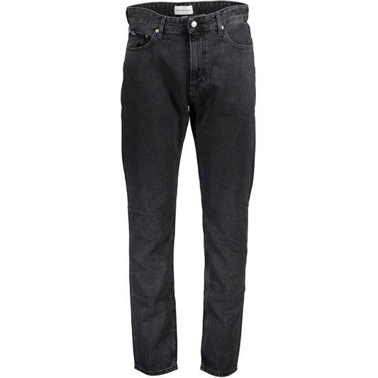 Calvin Klein Schwarze Baumwolljeans für Herren