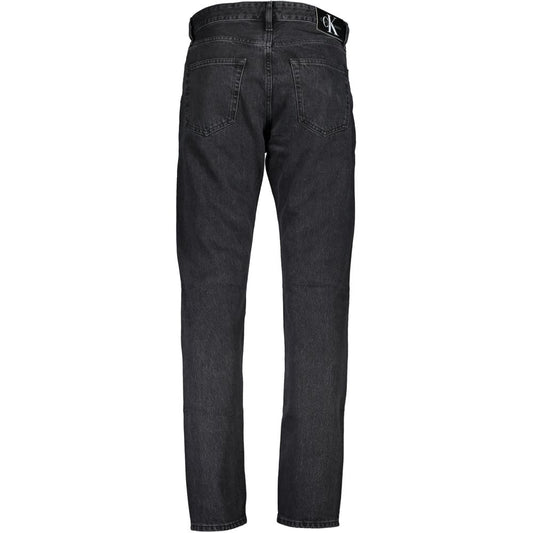 Calvin Klein Schwarze Baumwolljeans für Herren