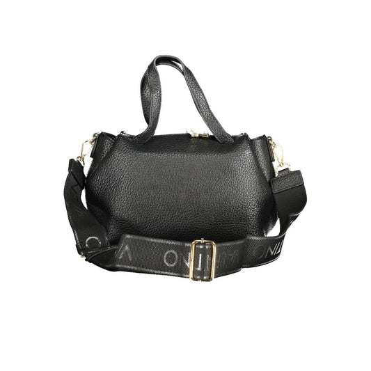 Mario Valentino Schwarze Polyethylen-Damenhandtasche
