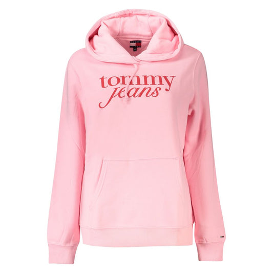 Tommy Hilfiger – Rosafarbener Baumwollpullover für Damen