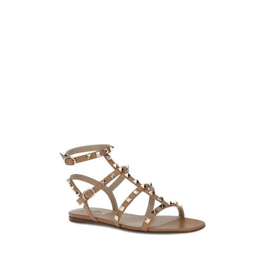 Valentino Garavani Sandalen aus beigem Kalbsleder (Bos Taurus)