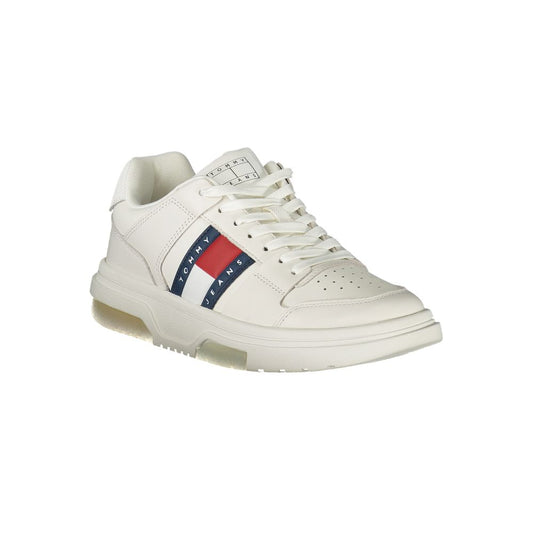 Tommy Hilfiger – Weiße Leder-Sneaker für Damen
