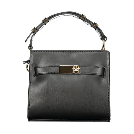 Tommy Hilfiger – Schwarze Polyethylen-Handtasche für Damen