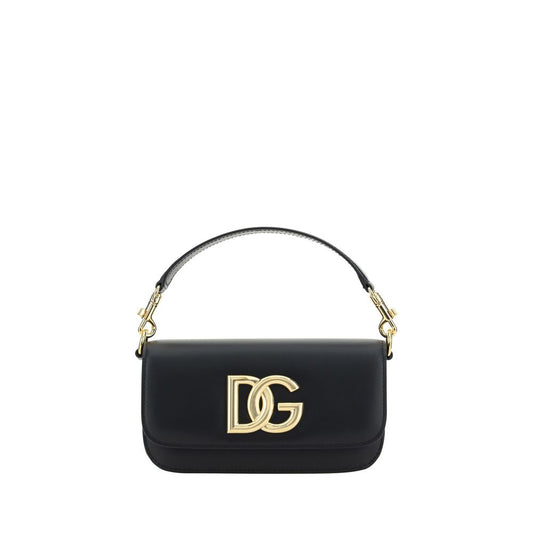 Dolce & Gabbana Handtasche aus schwarzem Kalbsleder (Bos Taurus)
