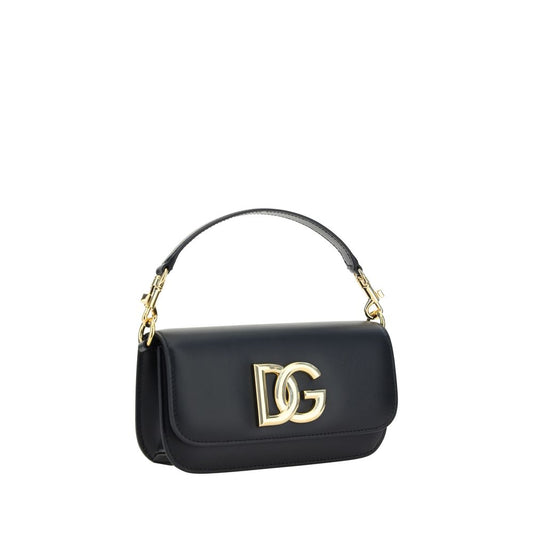 Dolce & Gabbana Handtasche aus schwarzem Kalbsleder (Bos Taurus)