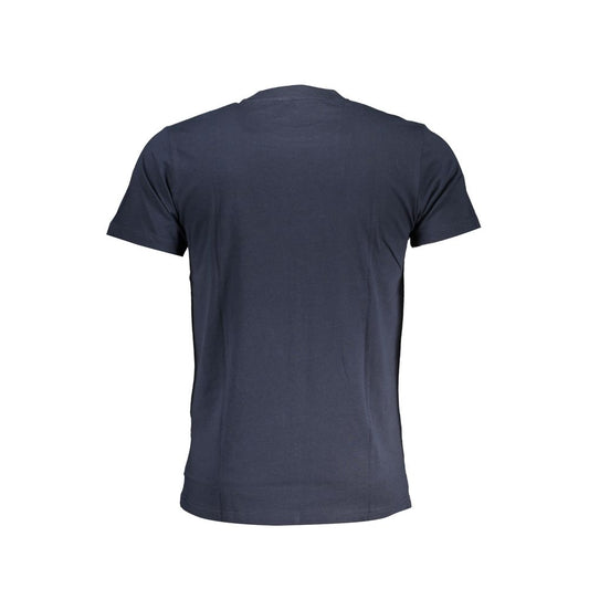 Blaues Baumwoll-T-Shirt der Cavalli Class