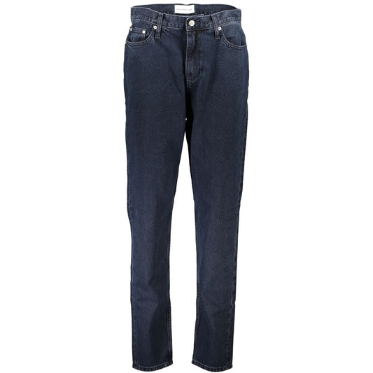Calvin Klein Damen Jeans aus recycelter Baumwolle, Blau