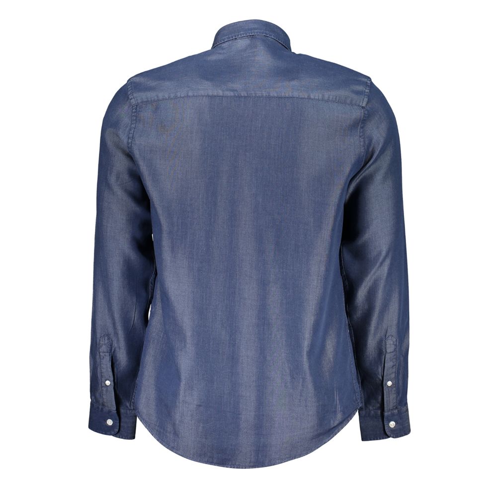 North Sails Blue Lyocell Men's Shirt