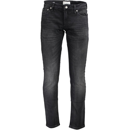 Calvin Klein Schwarze Baumwolljeans für Herren