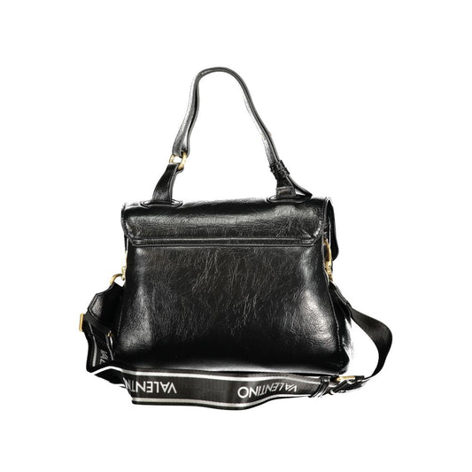 Mario Valentino Schwarze Polyethylen-Damenhandtasche