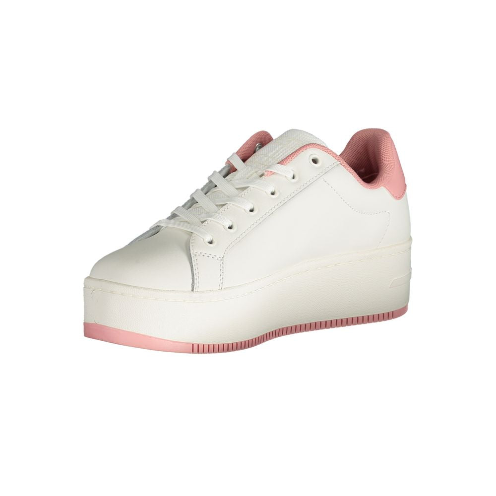 Tommy Hilfiger – Rosafarbener Polyester-Sneaker